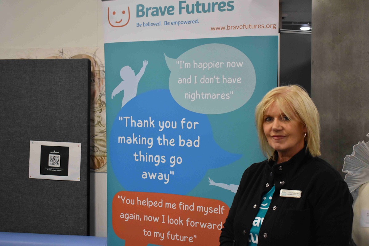 Woman posing for photo